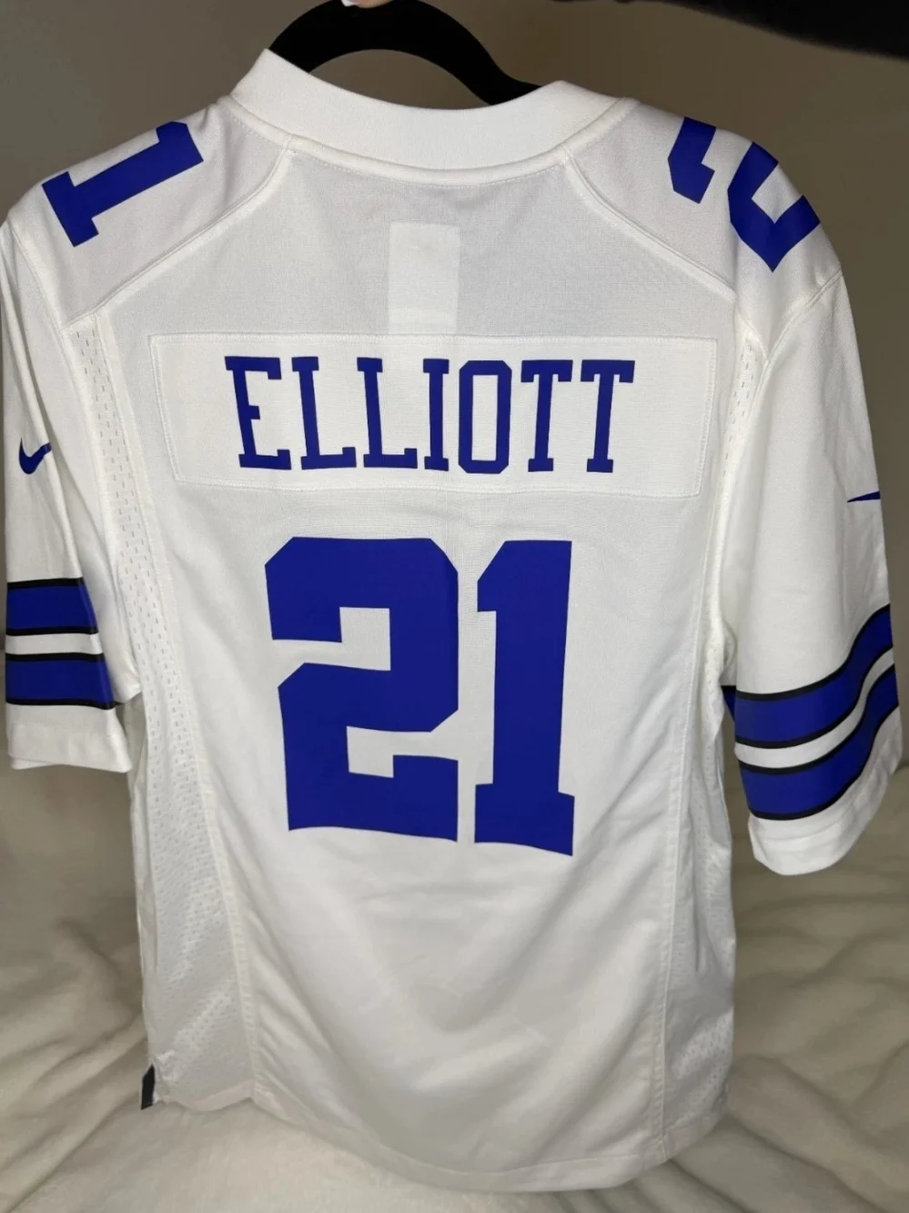 Nike Dallas Cowboys Ezekiel Elliott #21 NFL Jersey Men’s S White